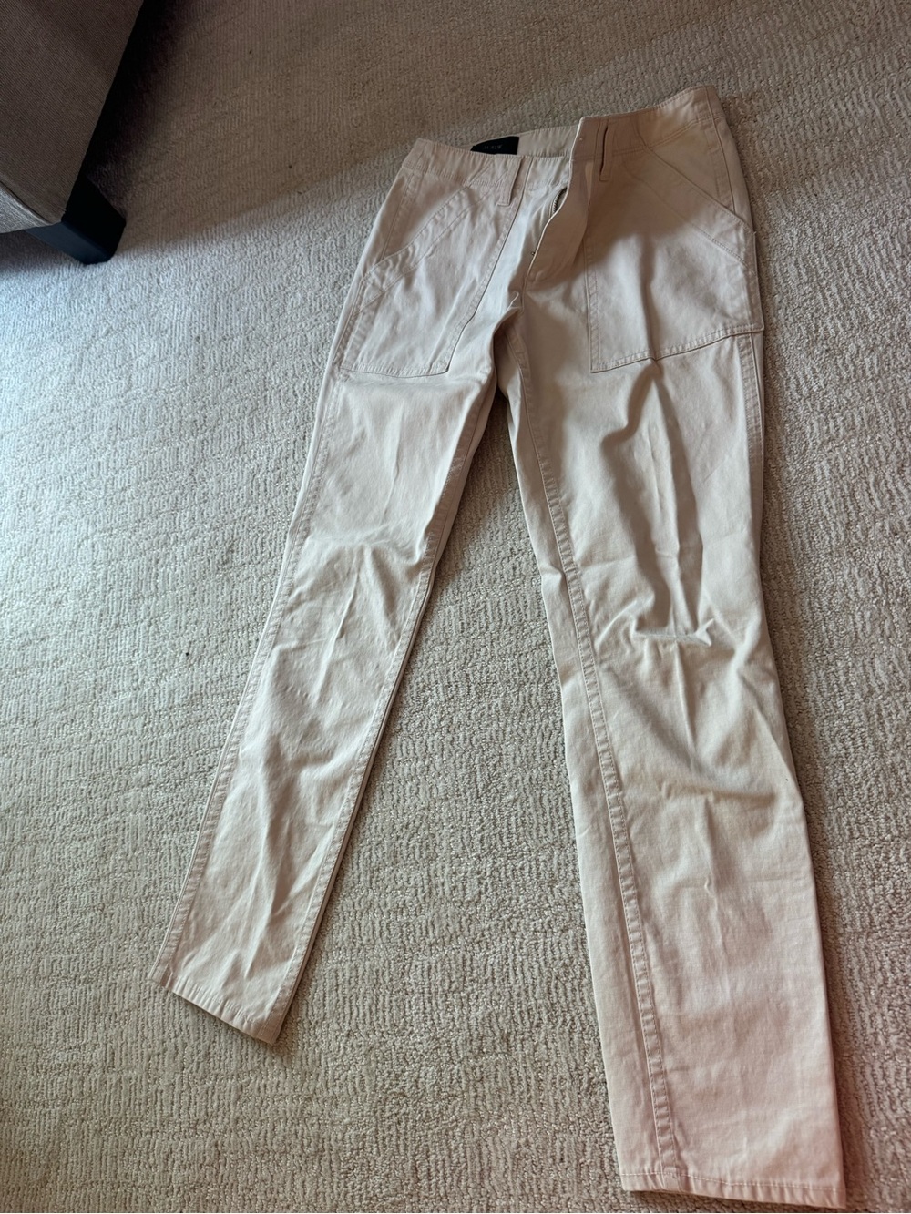 J. Crew Light Beige Slim Utility Pants